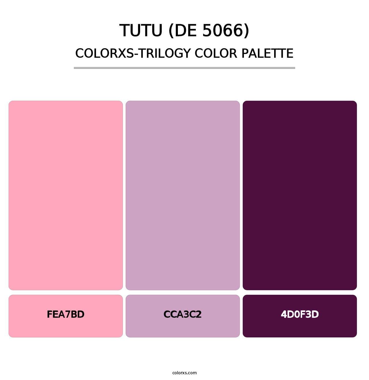 Tutu (DE 5066) - Colorxs Trilogy Palette