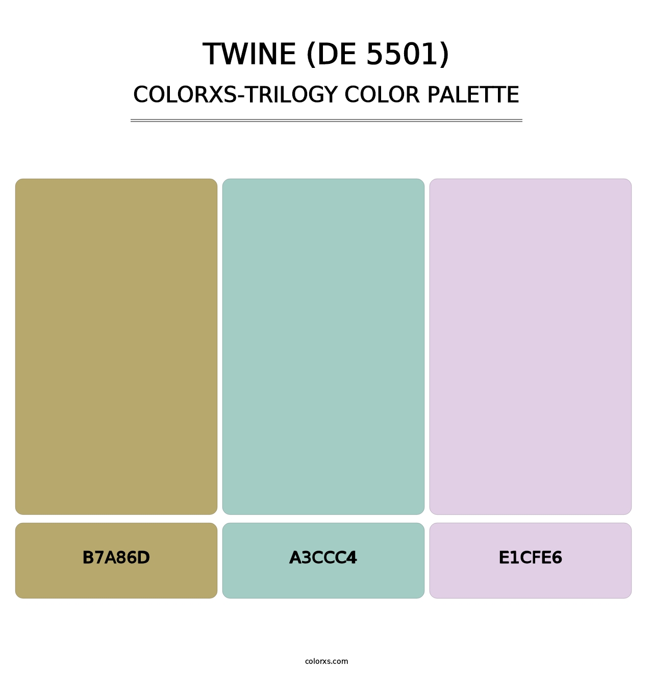 Twine (DE 5501) - Colorxs Trilogy Palette