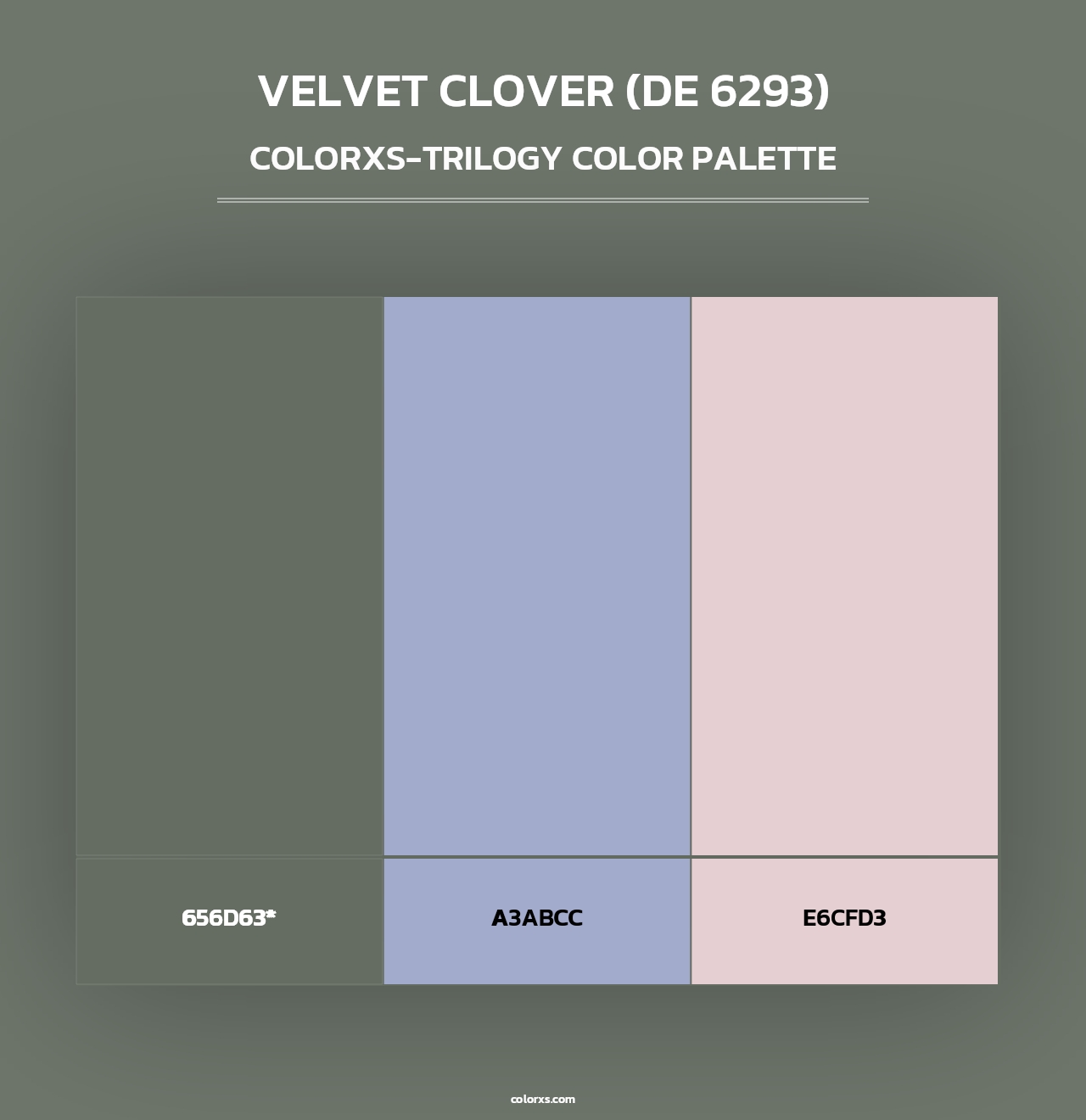 Velvet Clover (DE 6293) - Colorxs Trilogy Palette