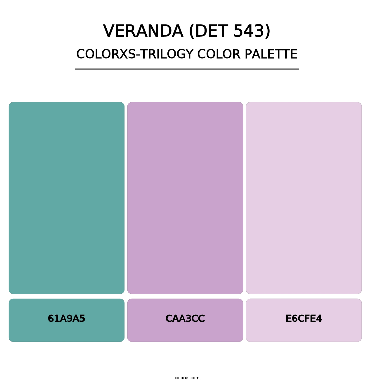 Veranda (DET 543) - Colorxs Trilogy Palette