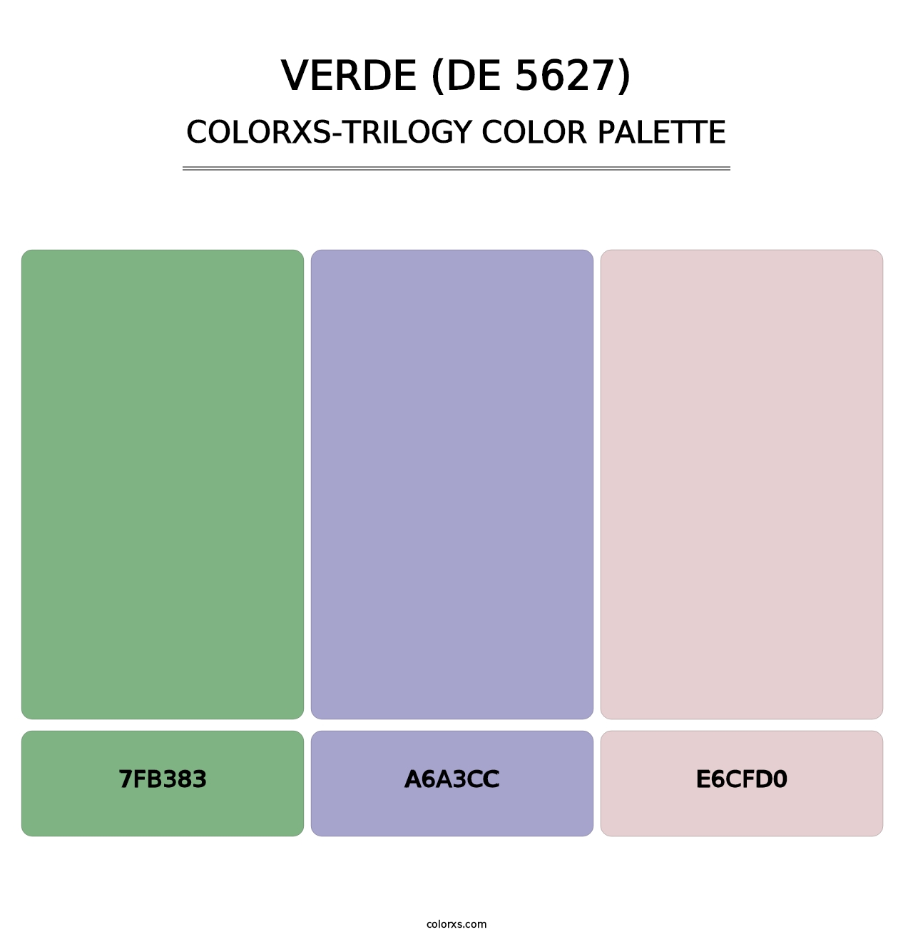 Verde (DE 5627) - Colorxs Trilogy Palette
