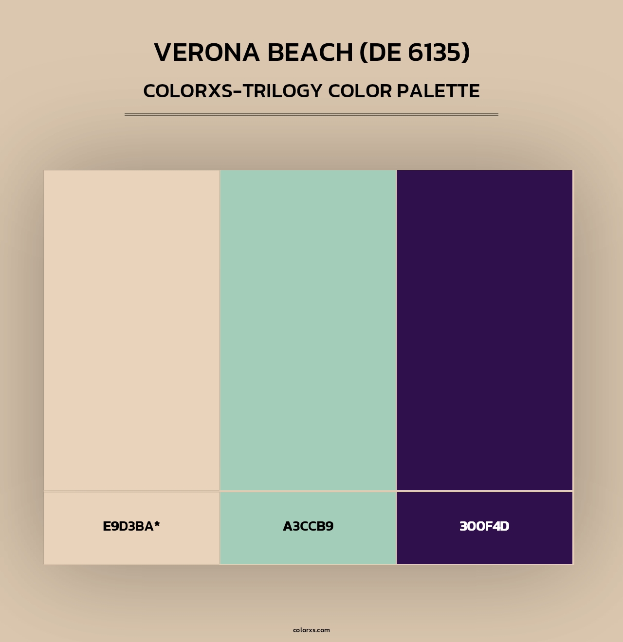 Verona Beach (DE 6135) - Colorxs Trilogy Palette