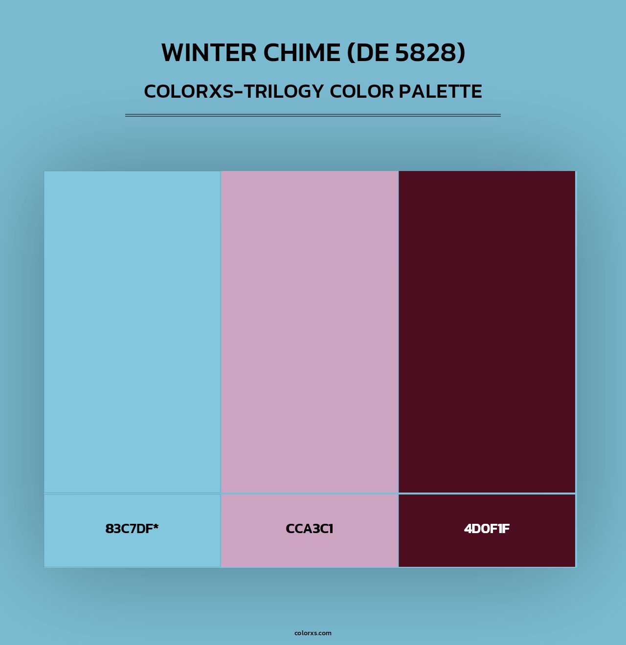 Winter Chime (DE 5828) - Colorxs Trilogy Palette