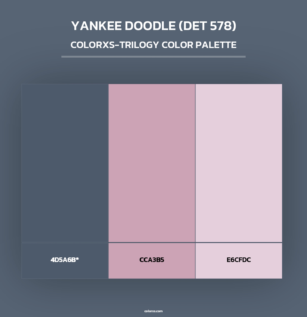 Yankee Doodle (DET 578) - Colorxs Trilogy Palette