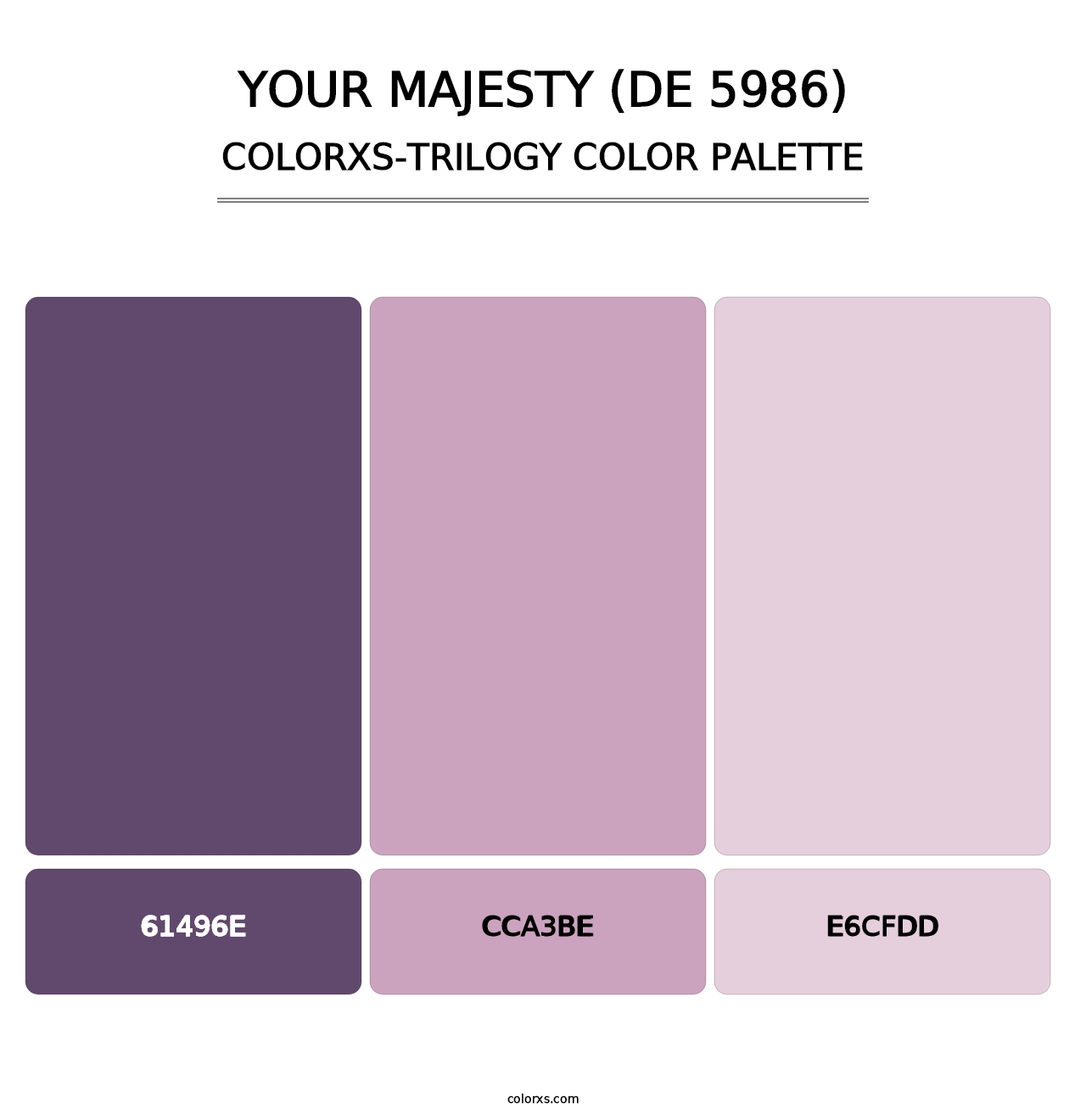 Your Majesty (DE 5986) - Colorxs Trilogy Palette