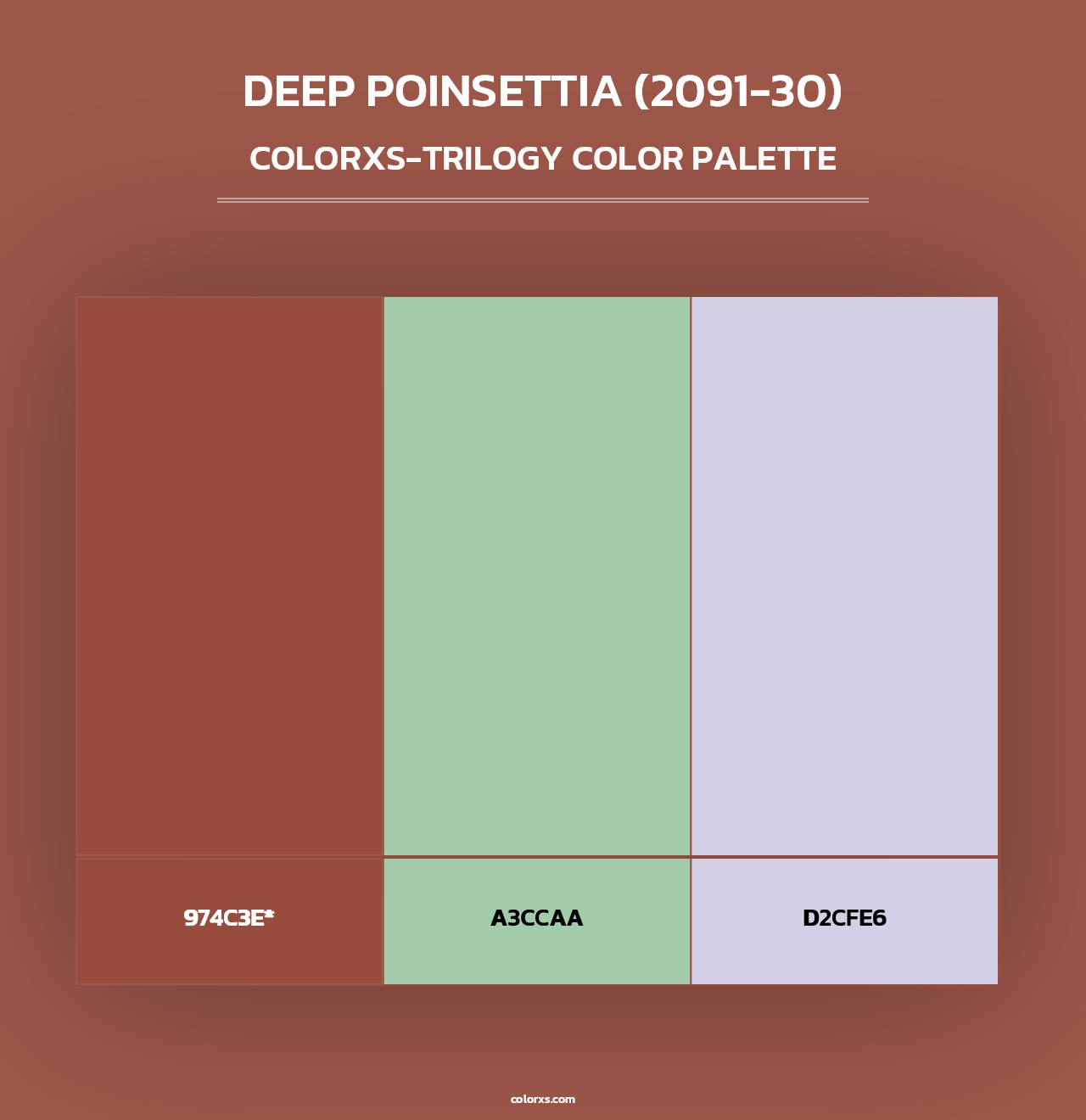 Deep Poinsettia (2091-30) - Colorxs Trilogy Palette