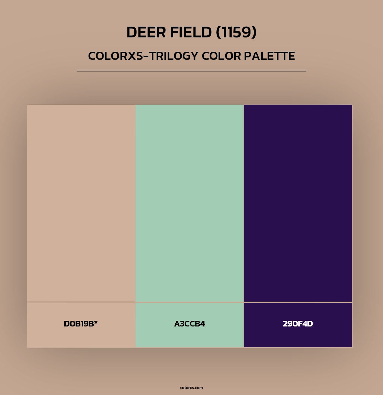 Deer Field (1159) - Colorxs Trilogy Palette