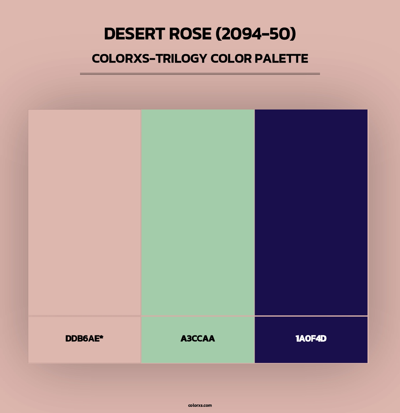 Desert Rose (2094-50) - Colorxs Trilogy Palette
