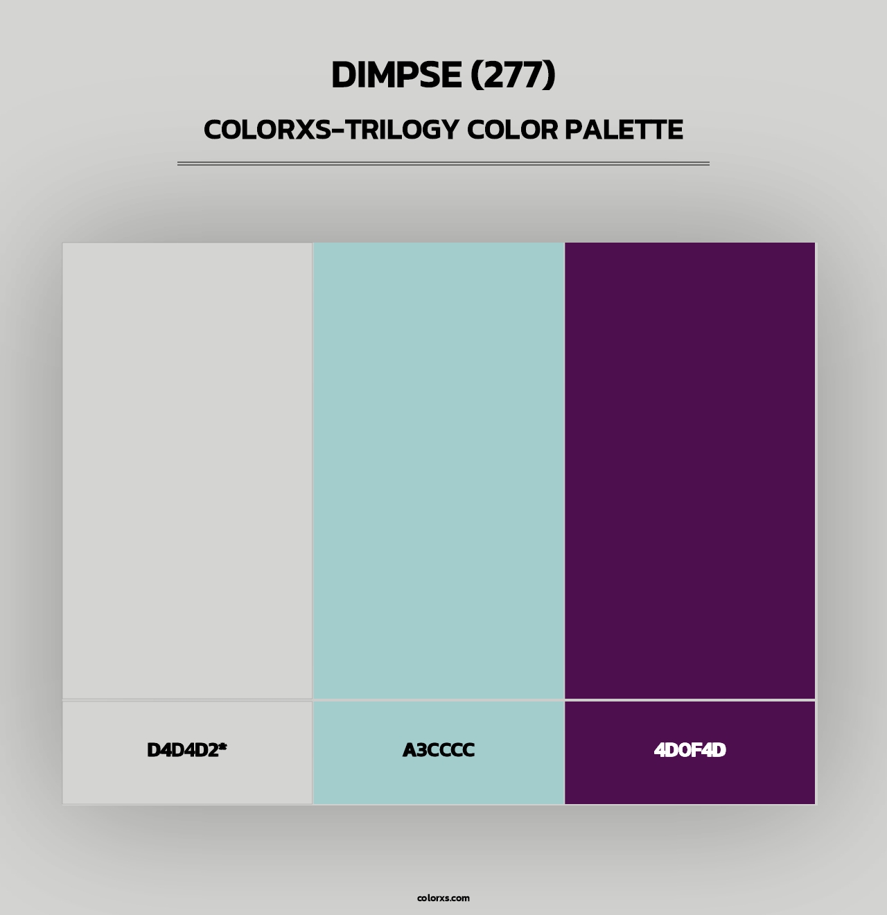Dimpse (277) - Colorxs Trilogy Palette