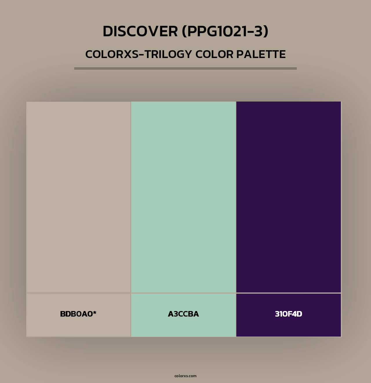 Discover (PPG1021-3) - Colorxs Trilogy Palette