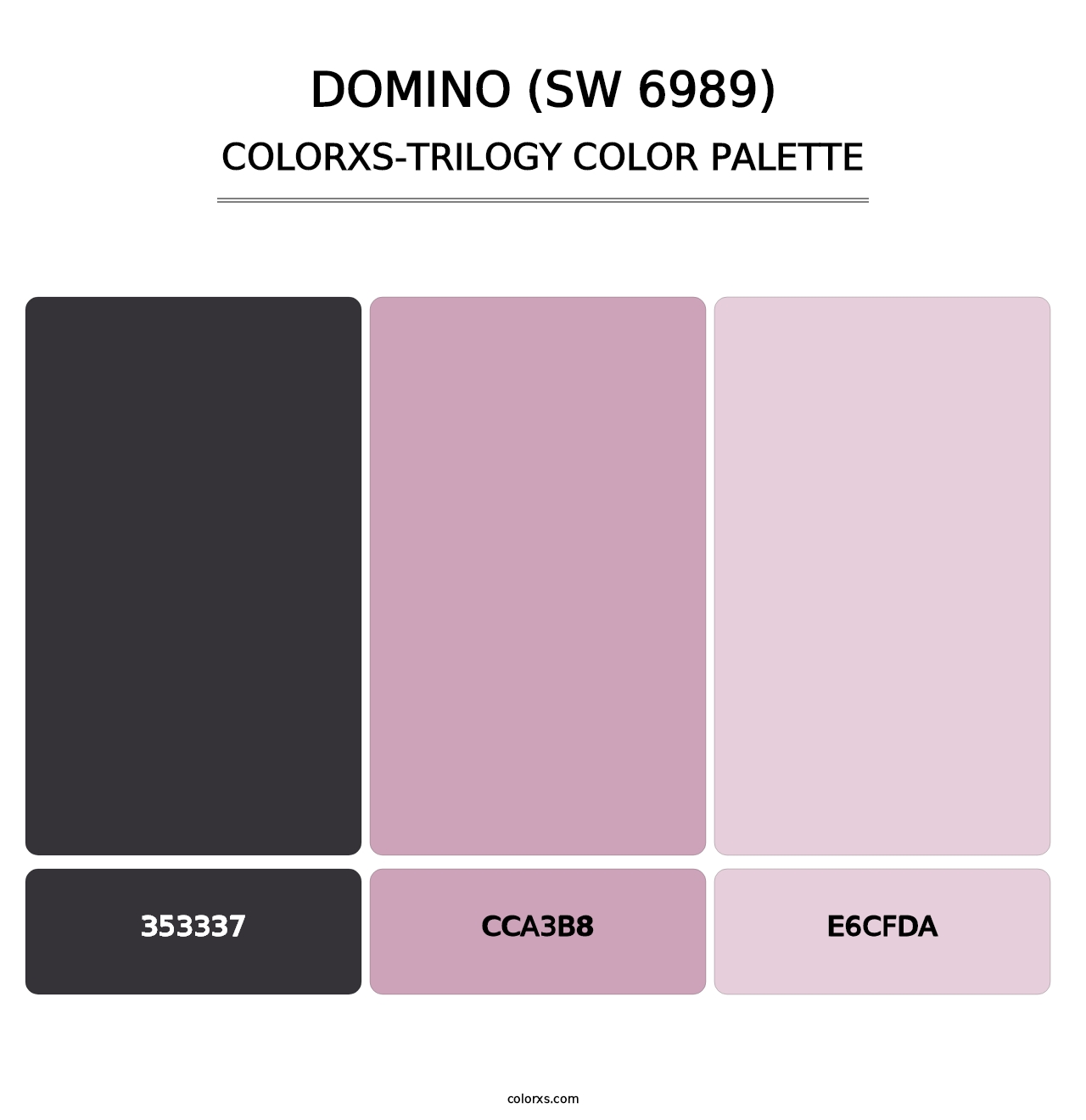 Domino (SW 6989) - Colorxs Trilogy Palette