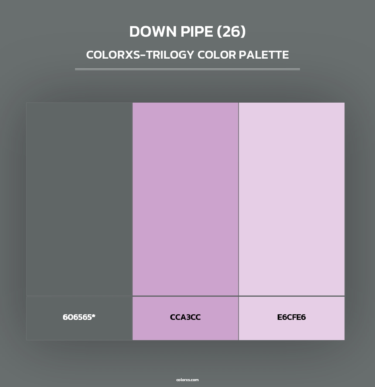 Down Pipe (26) - Colorxs Trilogy Palette