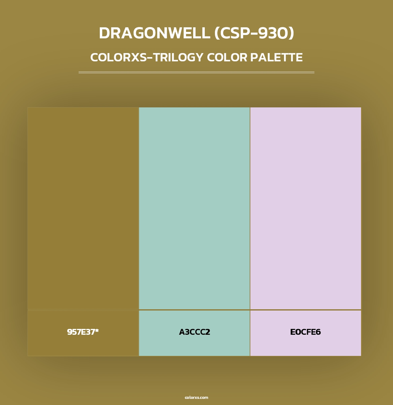 Dragonwell (CSP-930) - Colorxs Trilogy Palette