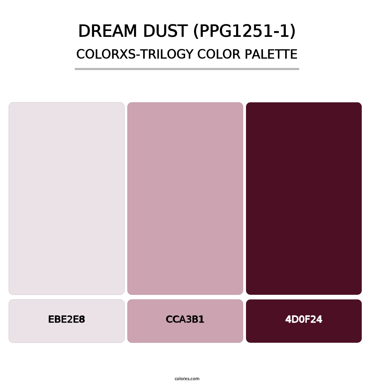 Dream Dust (PPG1251-1) - Colorxs Trilogy Palette