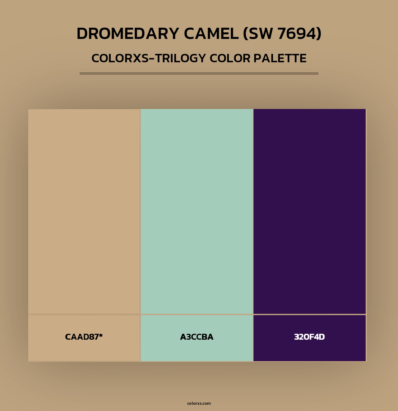 Dromedary Camel (SW 7694) - Colorxs Trilogy Palette