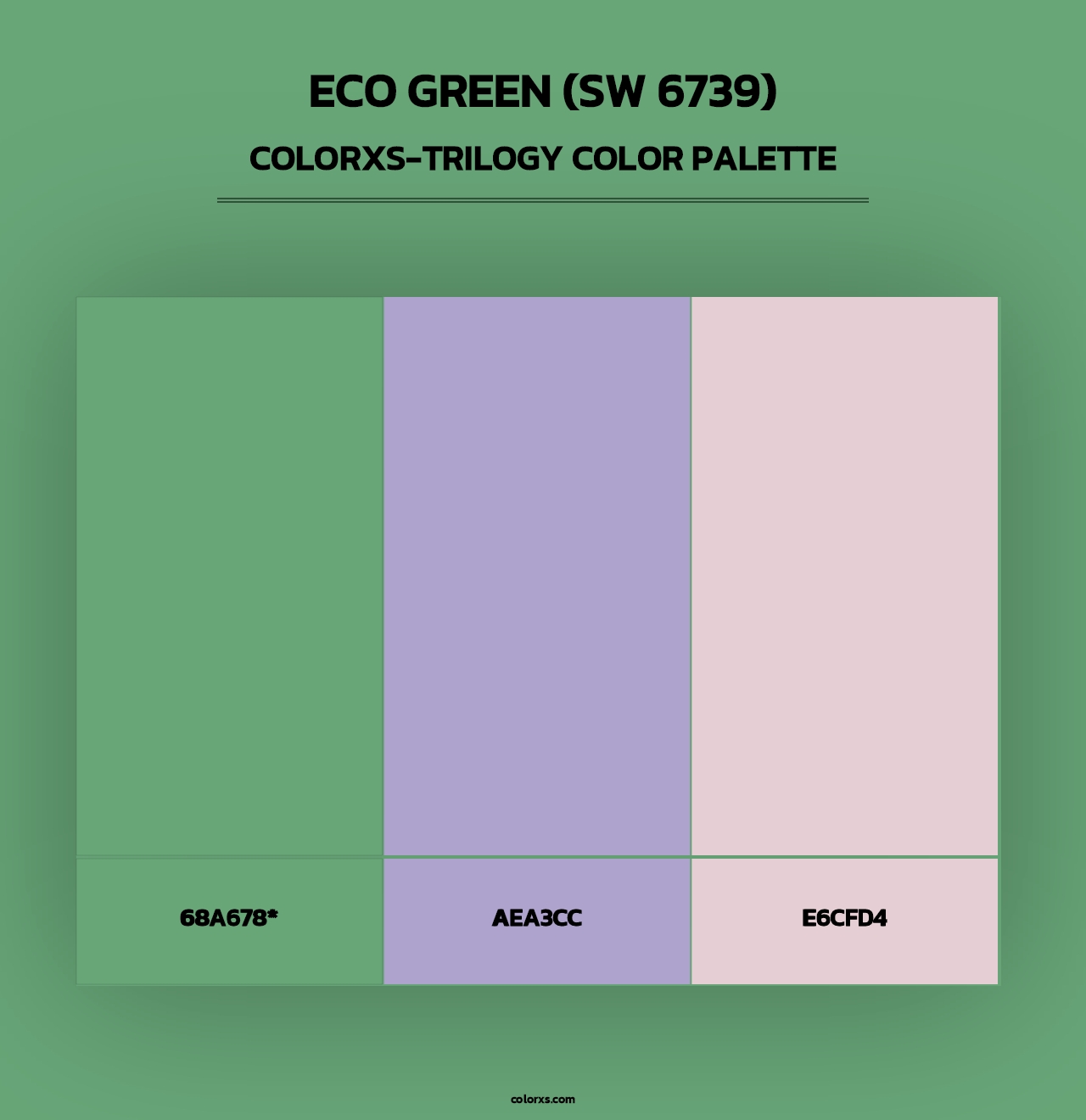 Eco Green (SW 6739) - Colorxs Trilogy Palette