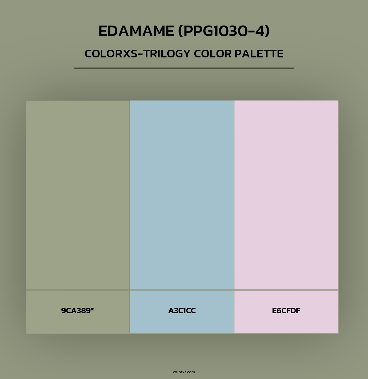 Edamame (PPG1030-4) - Colorxs Trilogy Palette