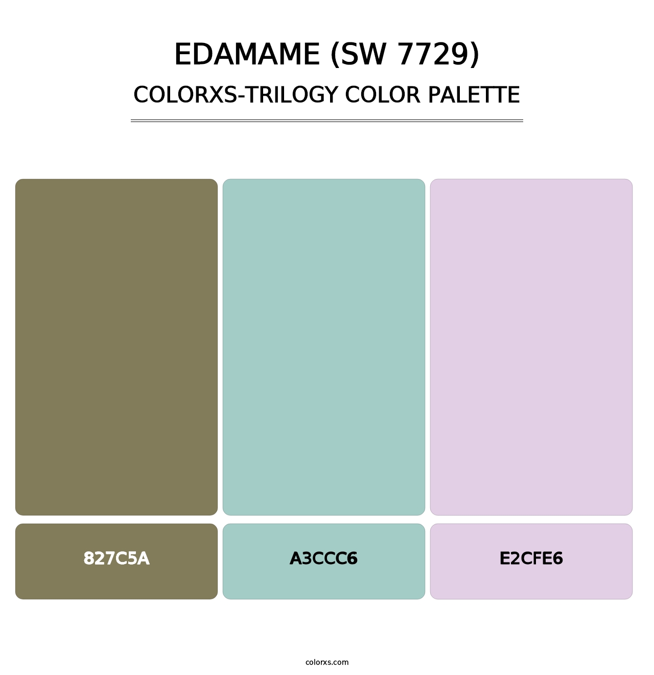 Edamame (SW 7729) - Colorxs Trilogy Palette