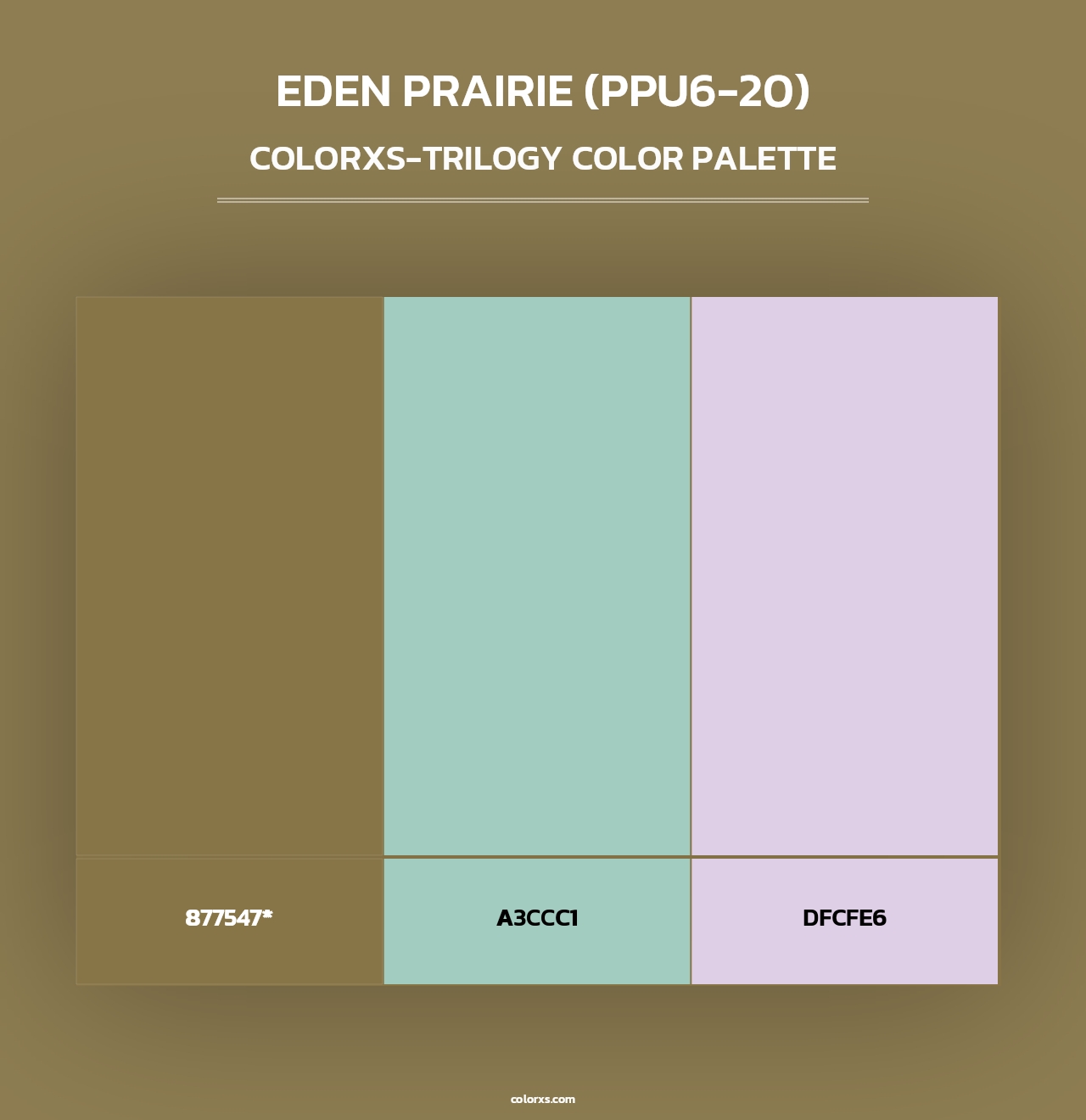 Eden Prairie (PPU6-20) - Colorxs Trilogy Palette