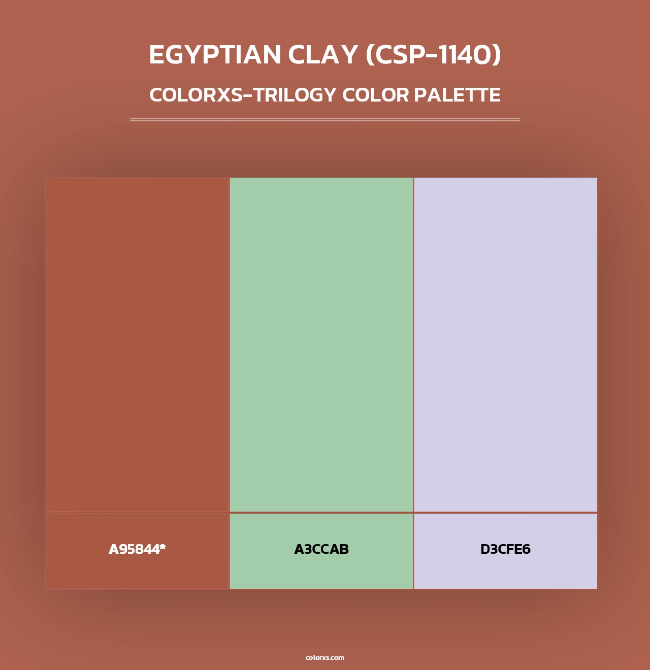 Egyptian Clay (CSP-1140) - Colorxs Trilogy Palette