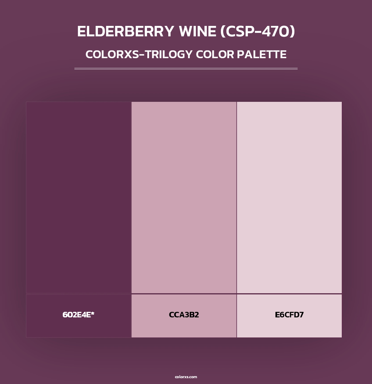 Elderberry Wine (CSP-470) - Colorxs Trilogy Palette