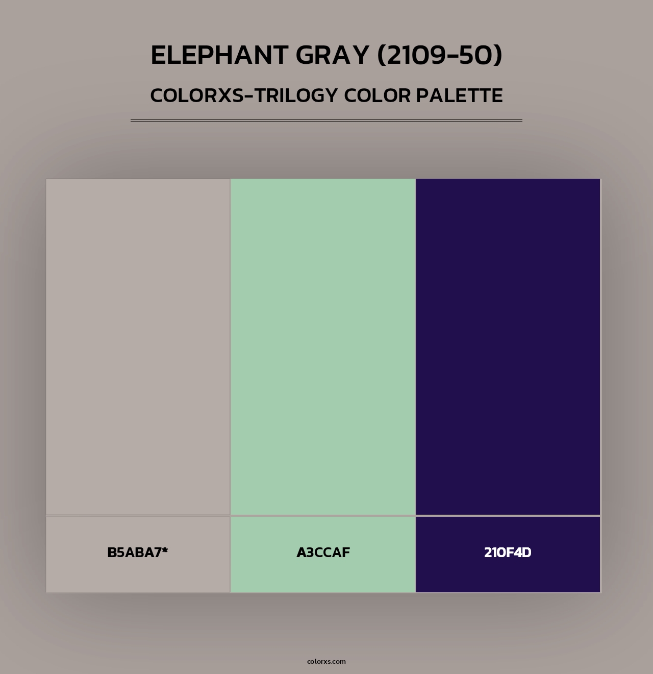 Elephant Gray (2109-50) - Colorxs Trilogy Palette
