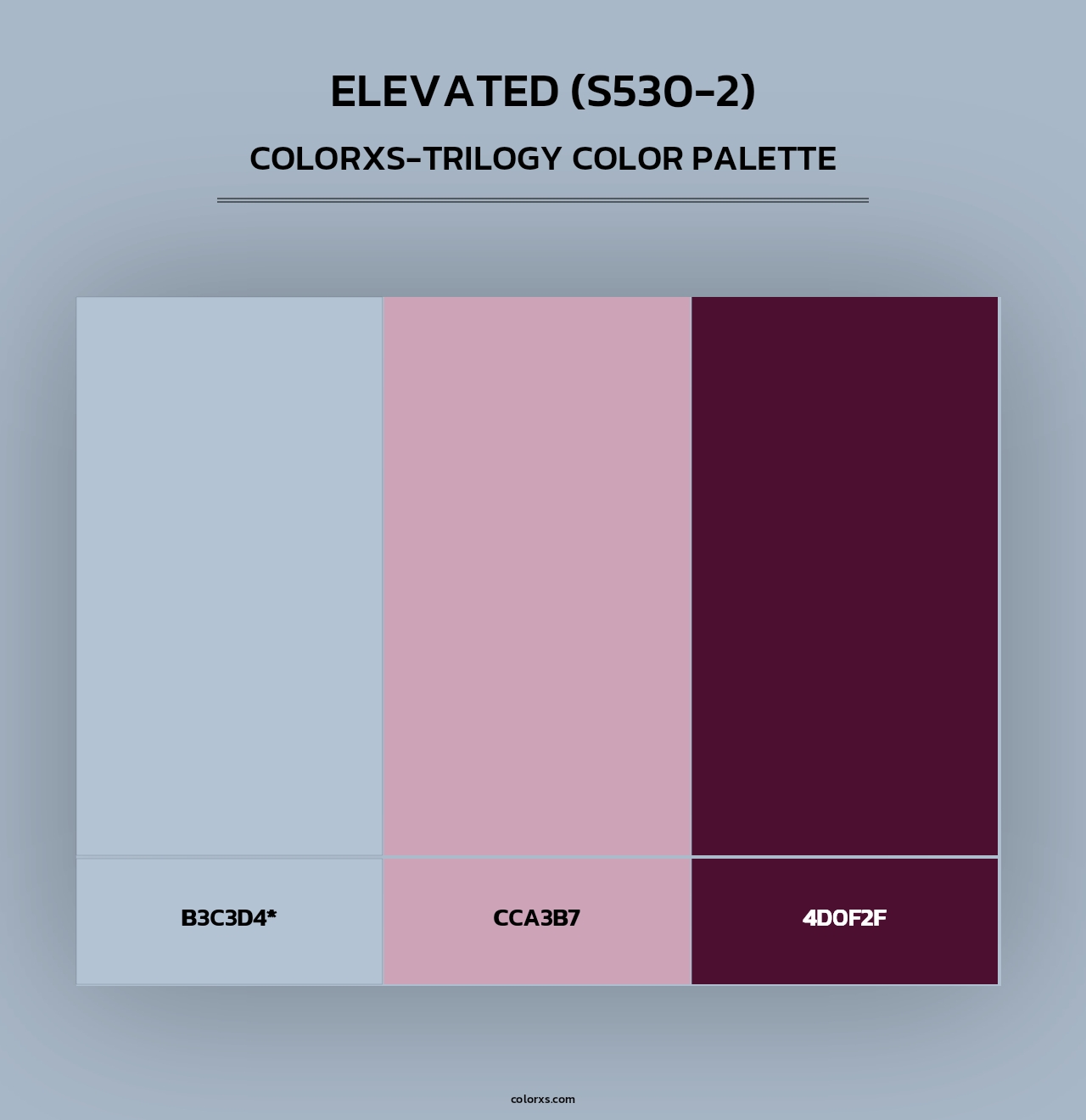 Elevated (S530-2) - Colorxs Trilogy Palette