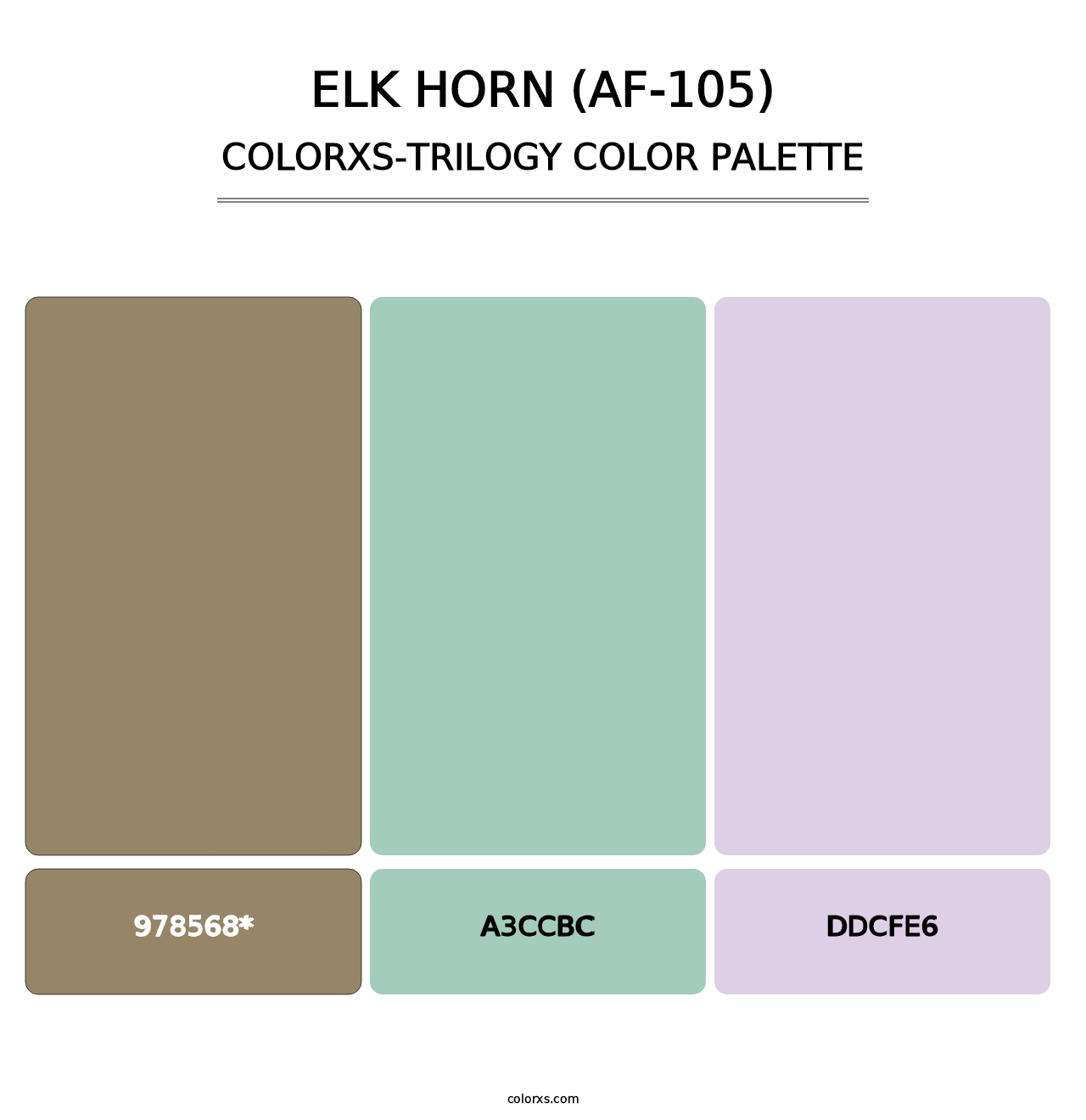 Elk Horn (AF-105) - Colorxs Trilogy Palette