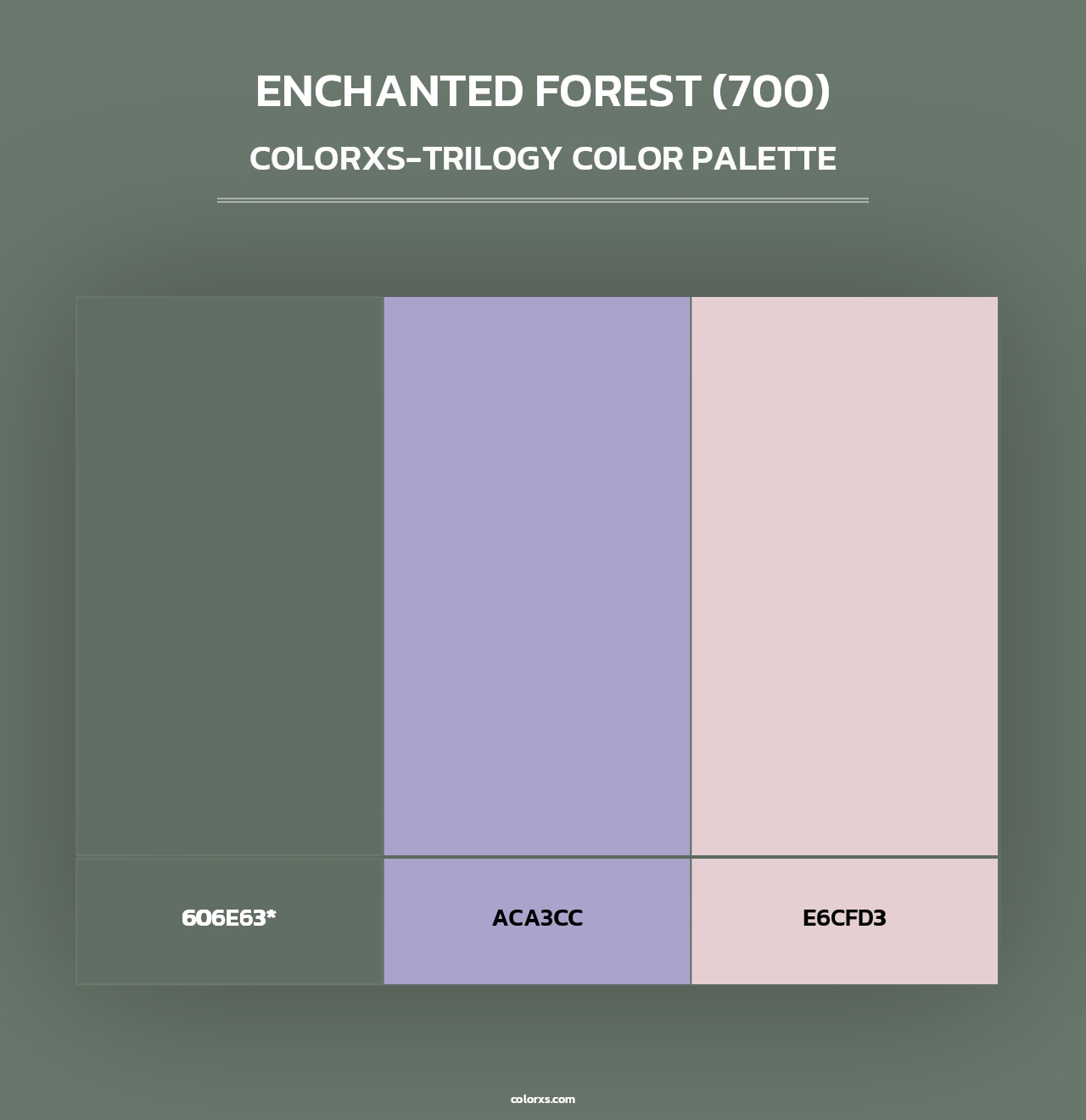 Enchanted Forest (700) - Colorxs Trilogy Palette