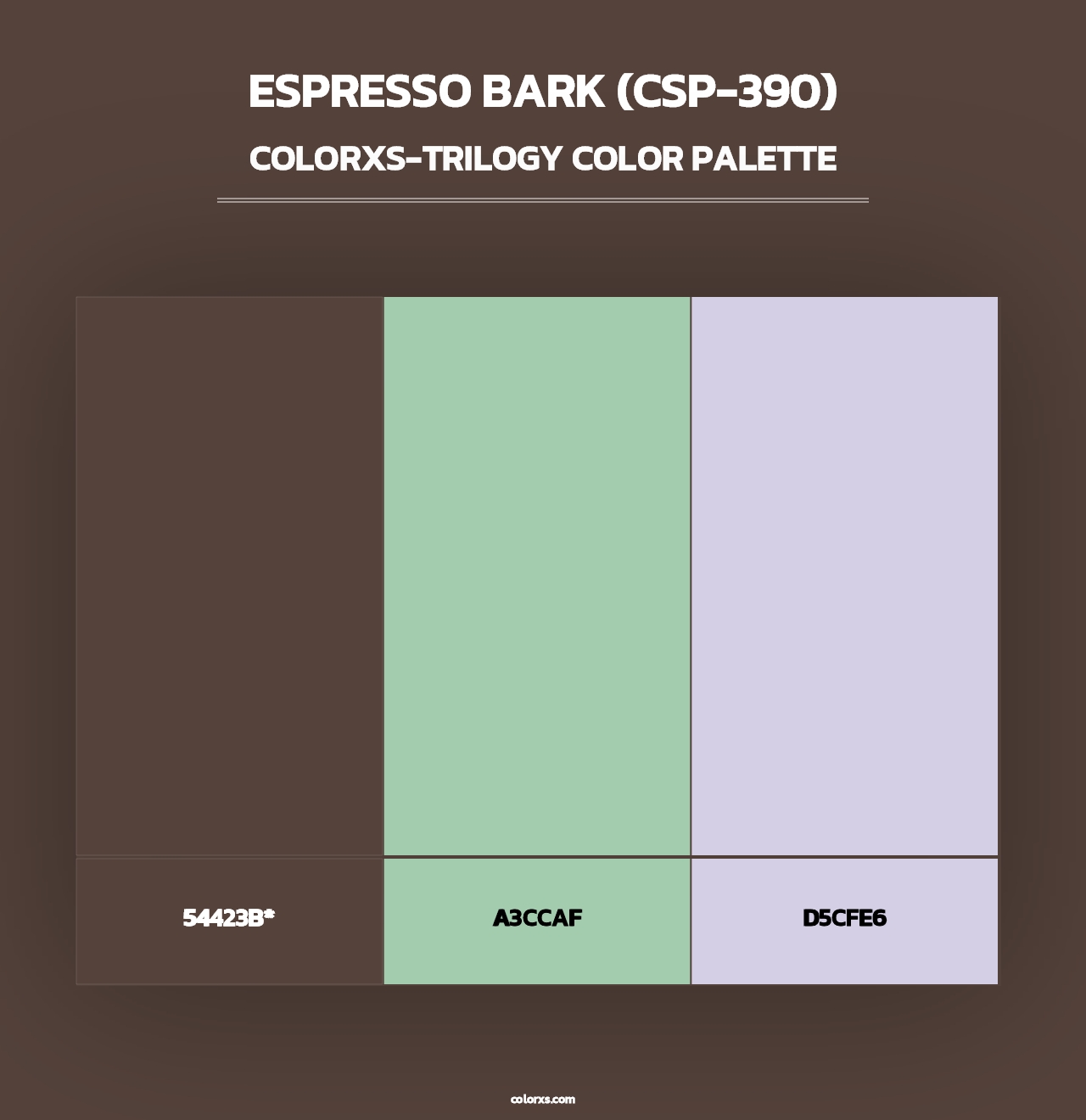 Espresso Bark (CSP-390) - Colorxs Trilogy Palette