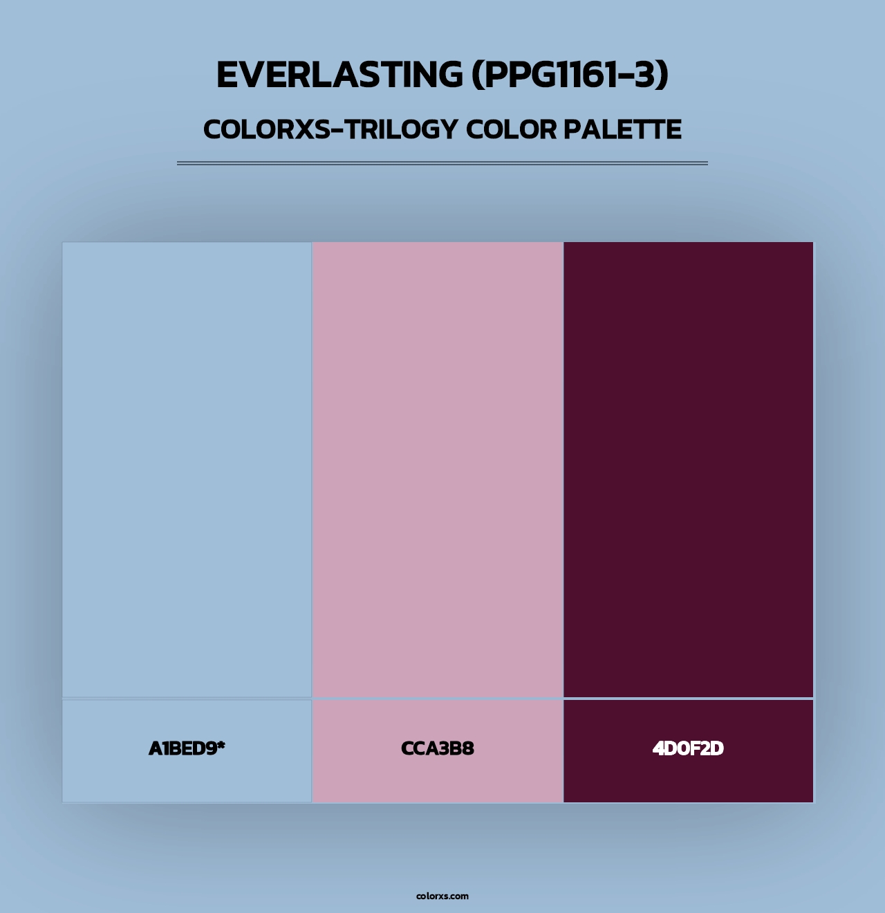Everlasting (PPG1161-3) - Colorxs Trilogy Palette