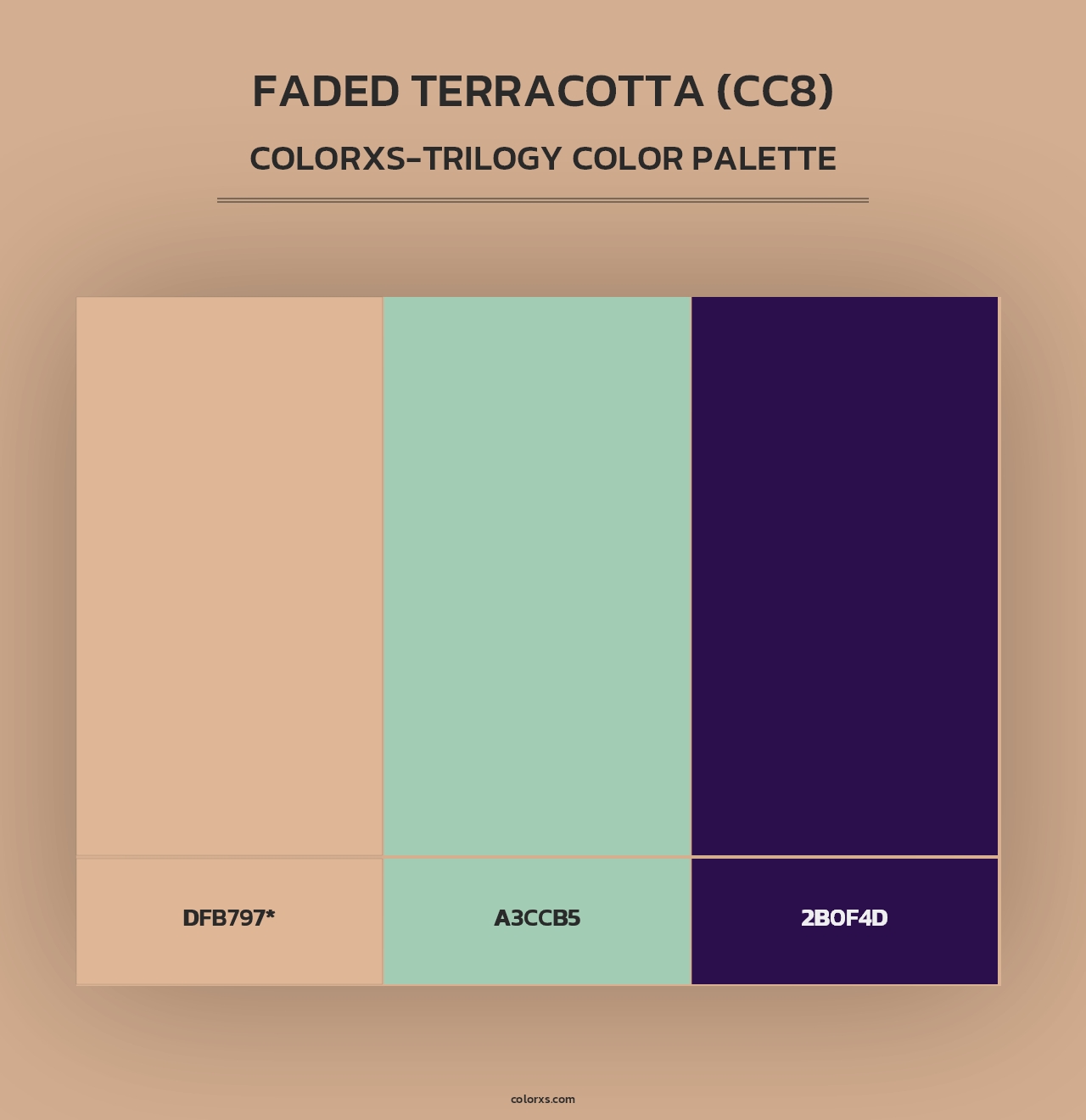 Faded Terracotta (CC8) - Colorxs Trilogy Palette