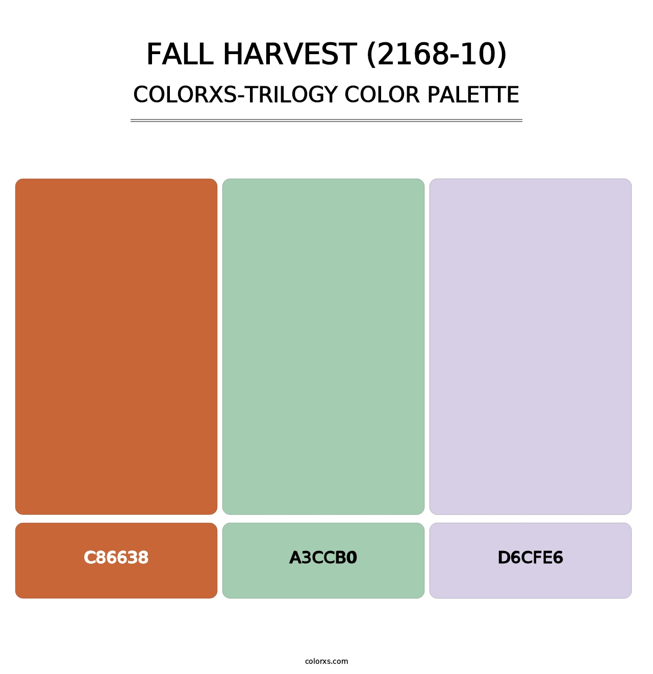 Fall Harvest (2168-10) - Colorxs Trilogy Palette