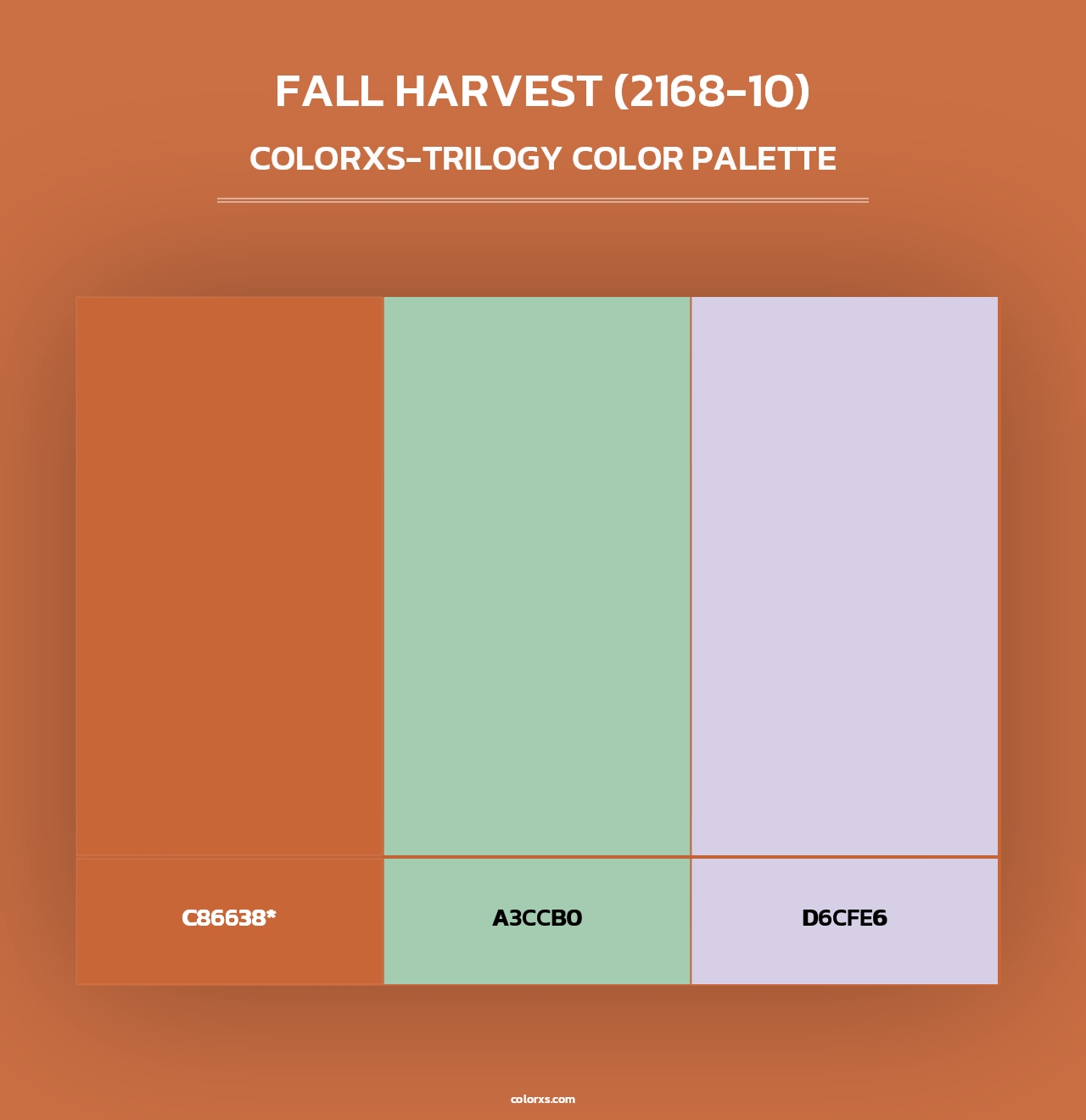 Fall Harvest (2168-10) - Colorxs Trilogy Palette