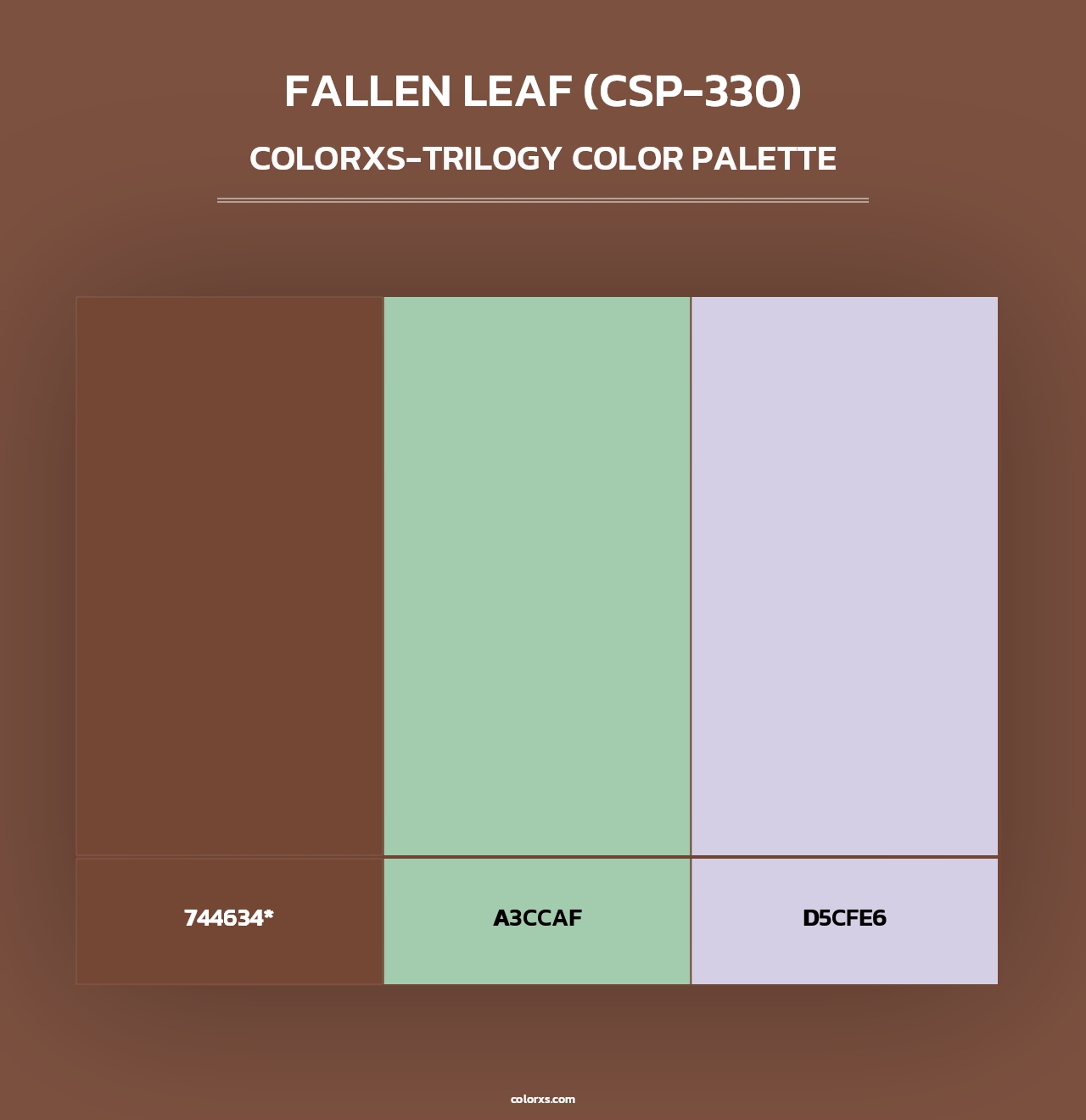Fallen Leaf (CSP-330) - Colorxs Trilogy Palette