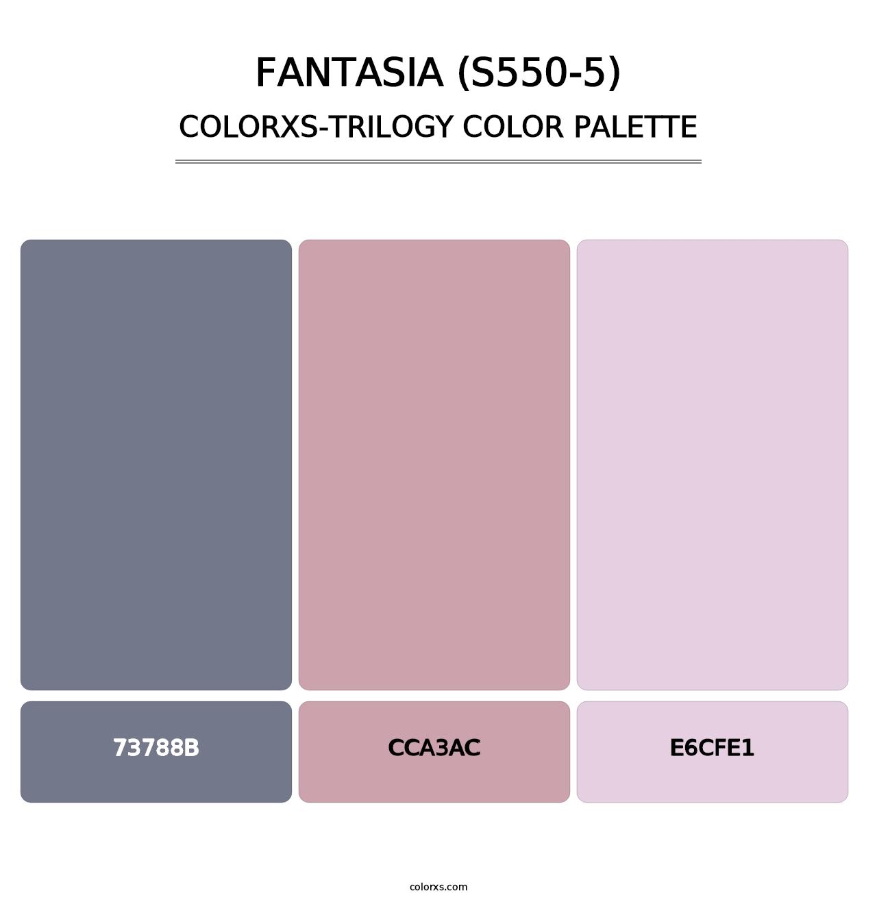 Fantasia (S550-5) - Colorxs Trilogy Palette