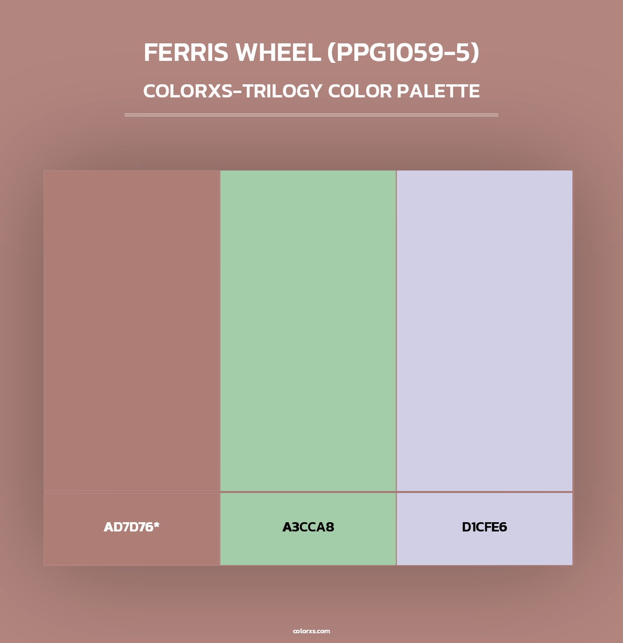 Ferris Wheel (PPG1059-5) - Colorxs Trilogy Palette