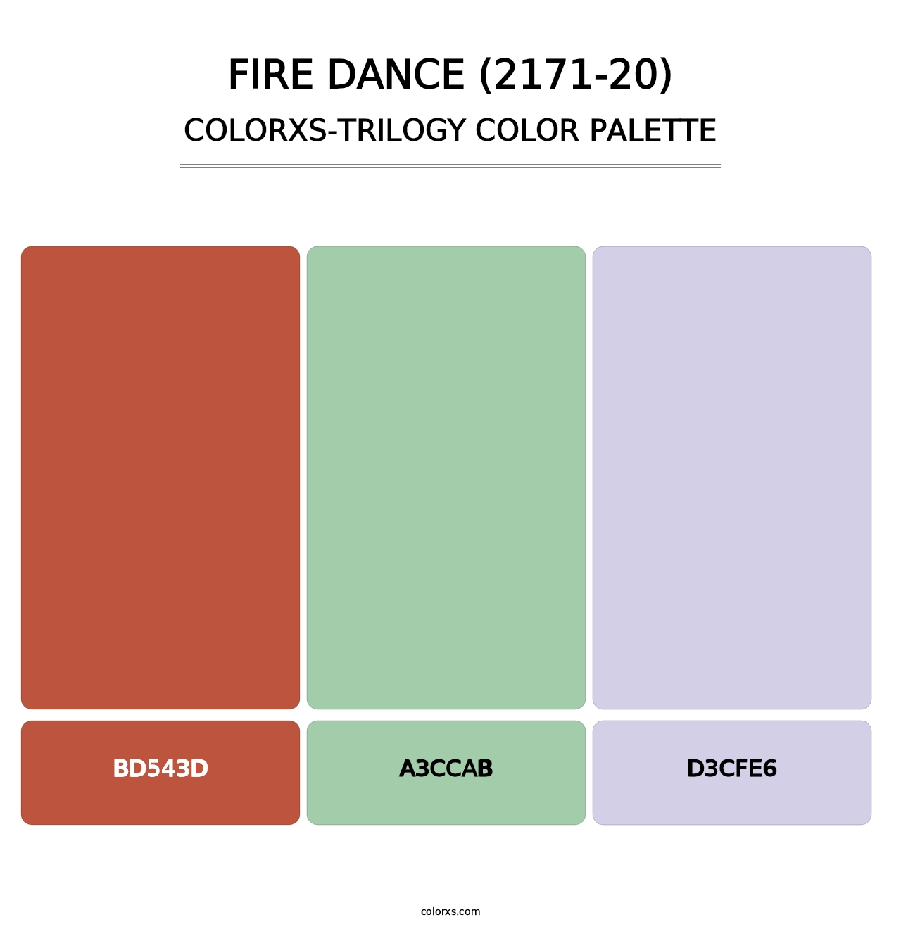 Fire Dance (2171-20) - Colorxs Trilogy Palette