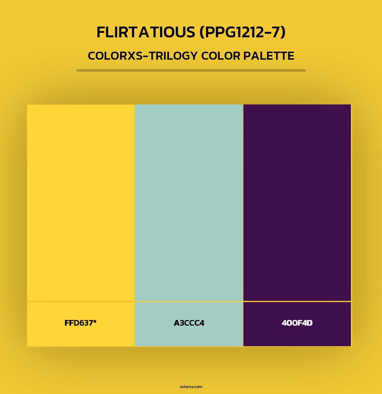 Flirtatious (PPG1212-7) - Colorxs Trilogy Palette