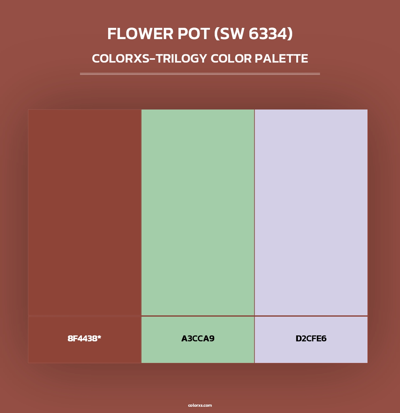Flower Pot (SW 6334) - Colorxs Trilogy Palette