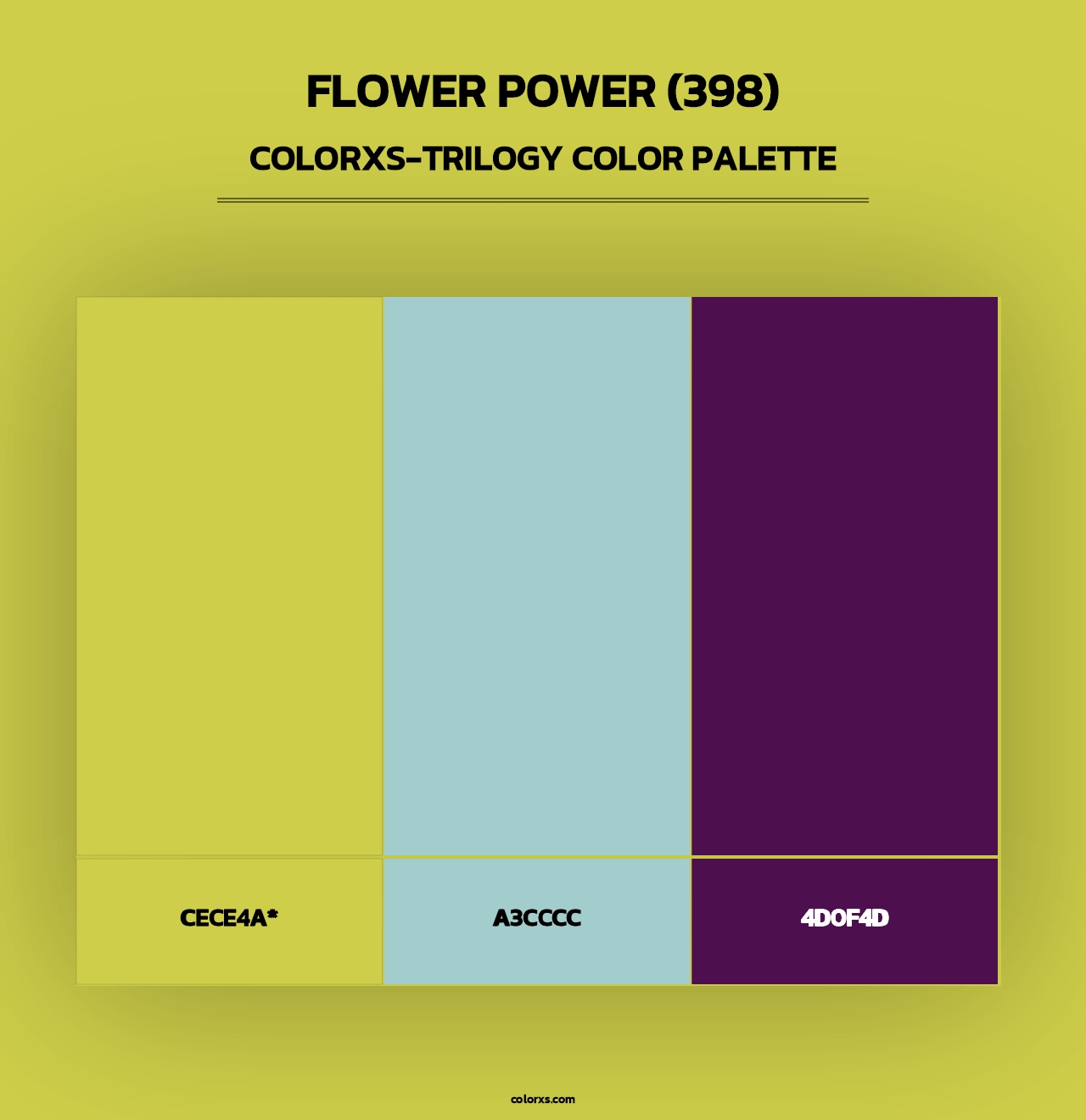 Flower Power (398) - Colorxs Trilogy Palette