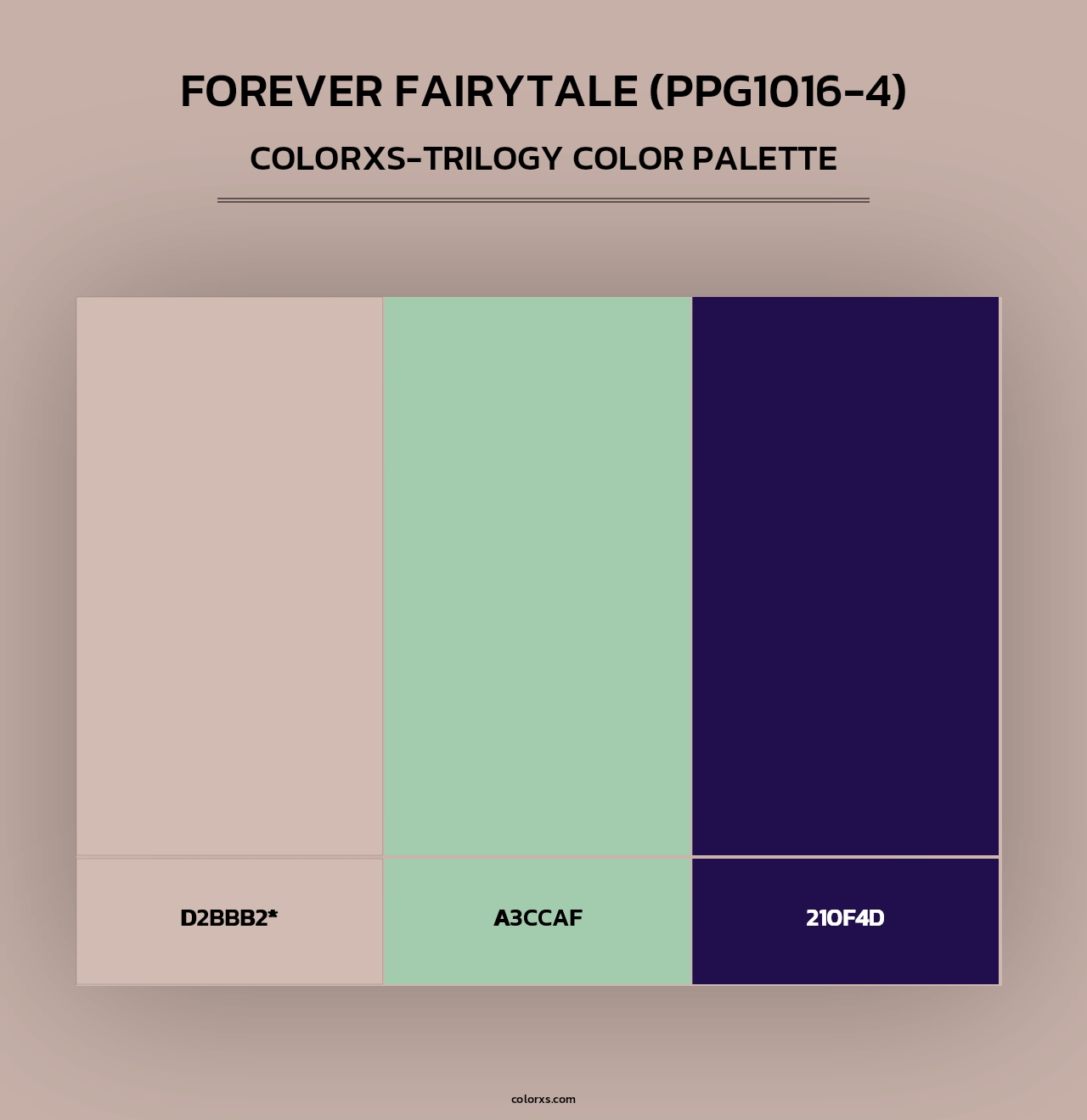 Forever Fairytale (PPG1016-4) - Colorxs Trilogy Palette