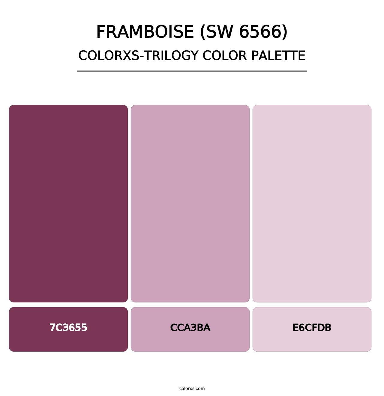 Framboise (SW 6566) - Colorxs Trilogy Palette