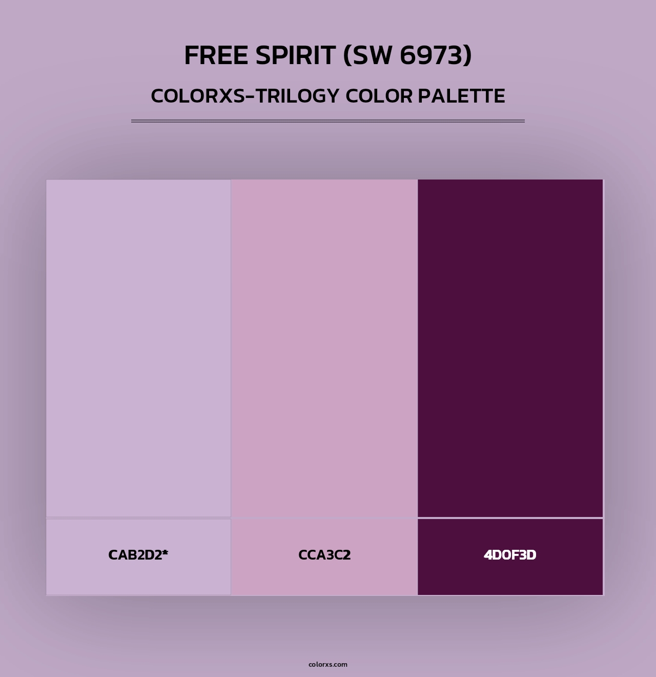 Free Spirit (SW 6973) - Colorxs Trilogy Palette