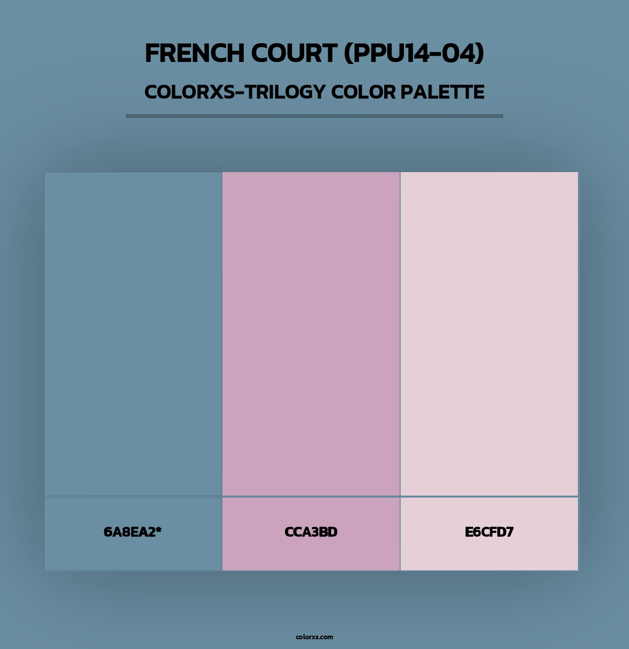French Court (PPU14-04) - Colorxs Trilogy Palette