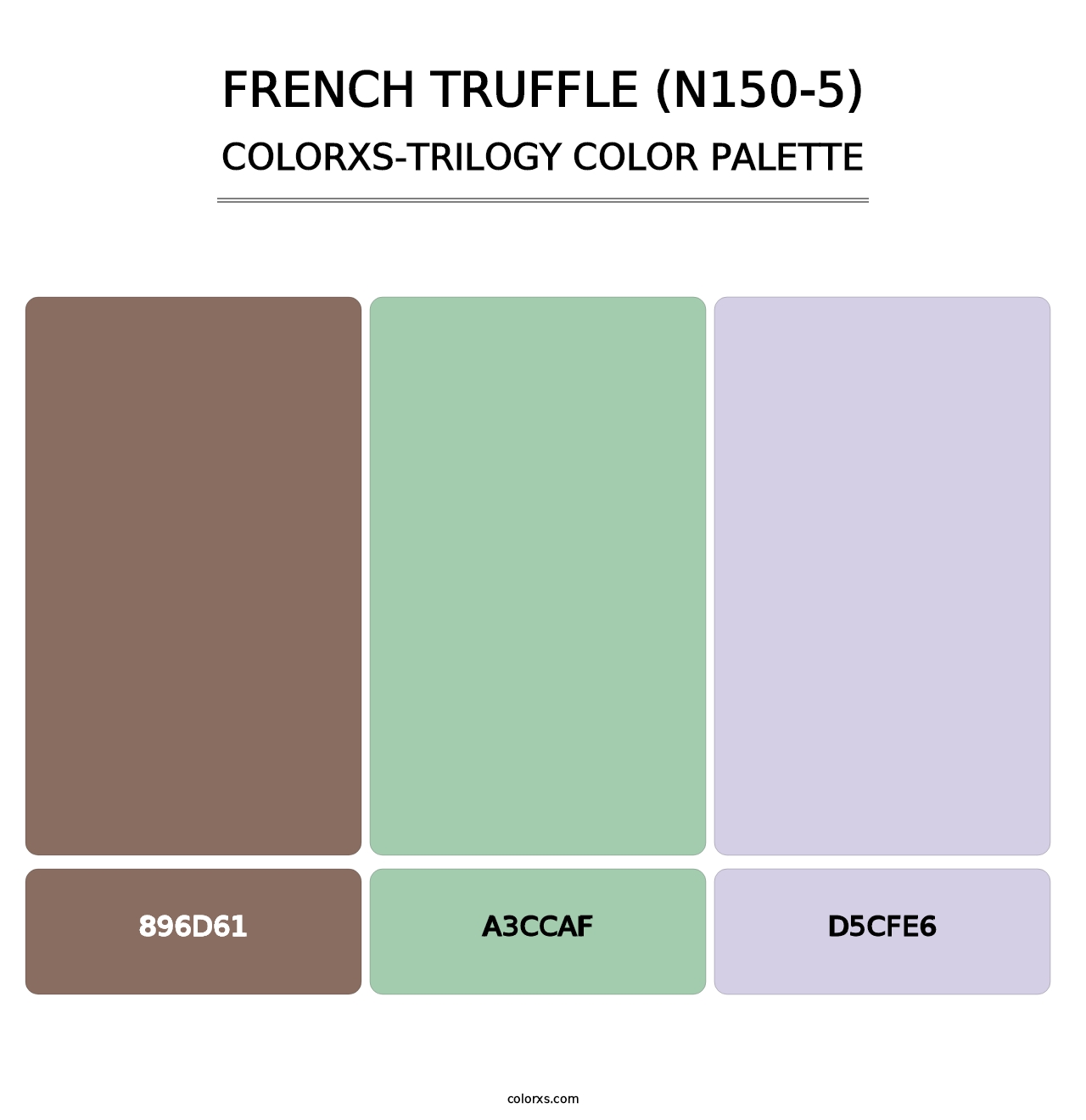 French Truffle (N150-5) - Colorxs Trilogy Palette