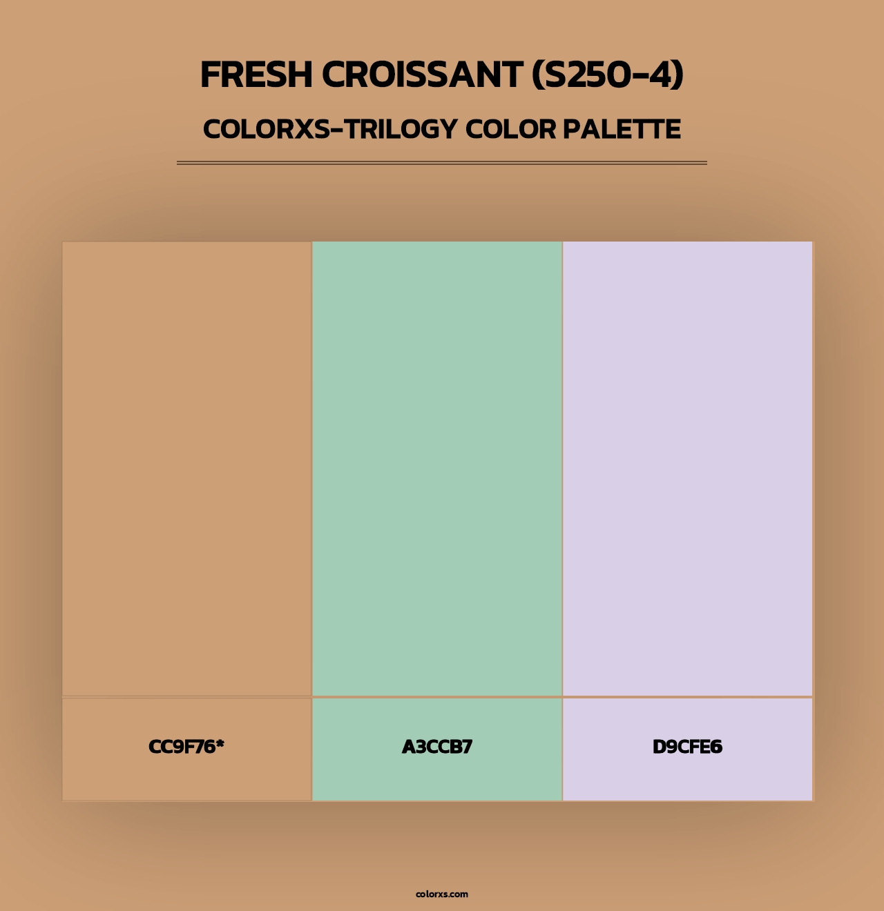 Fresh Croissant (S250-4) - Colorxs Trilogy Palette