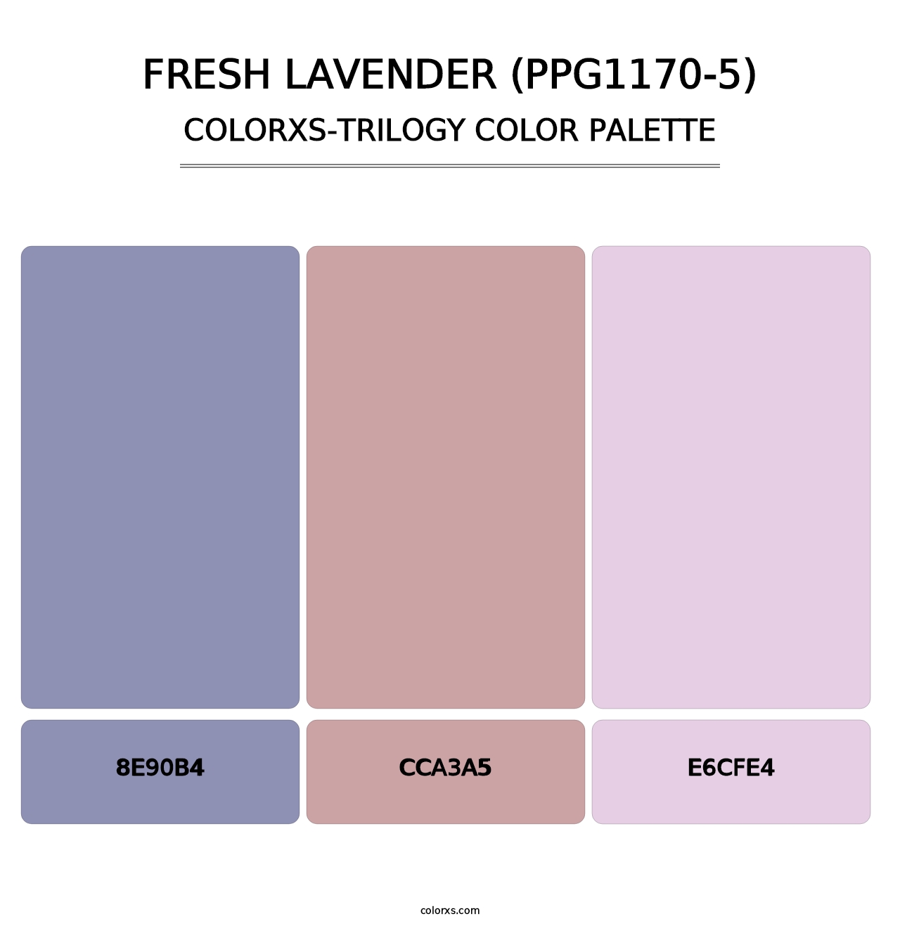 Fresh Lavender (PPG1170-5) - Colorxs Trilogy Palette
