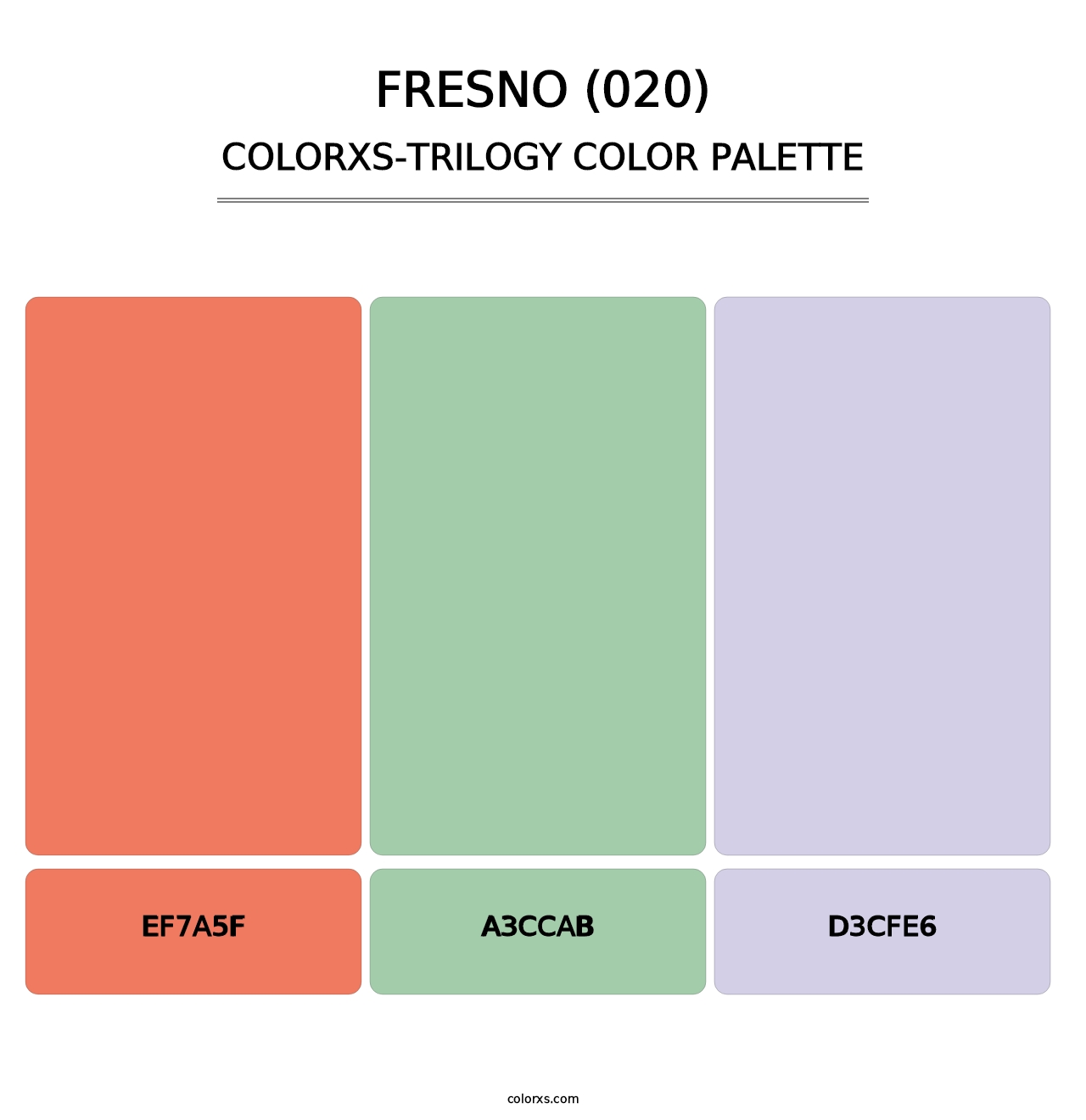 Fresno (020) - Colorxs Trilogy Palette