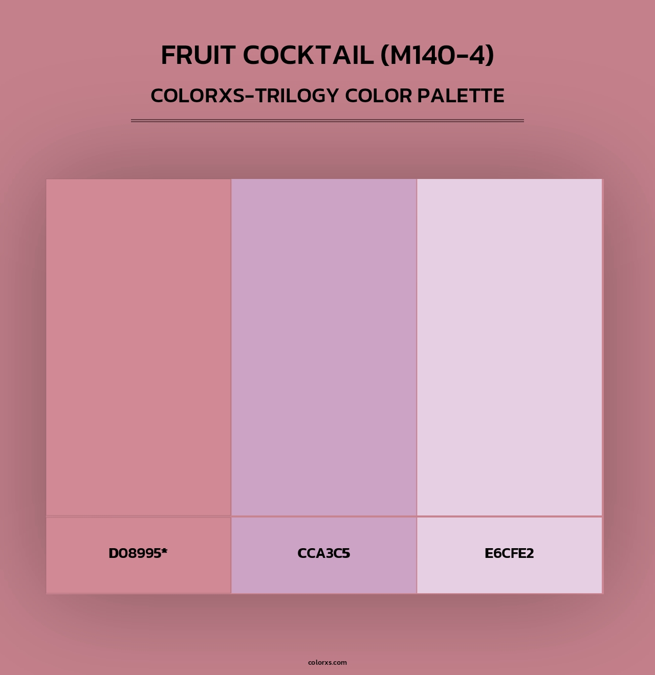 Fruit Cocktail (M140-4) - Colorxs Trilogy Palette